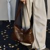 Осенне-зимняя вместительная сумка-тоут для поездок на работу, женская повседневная, ретро и универсальная сумка через плечо, подмышку, кроссбоди