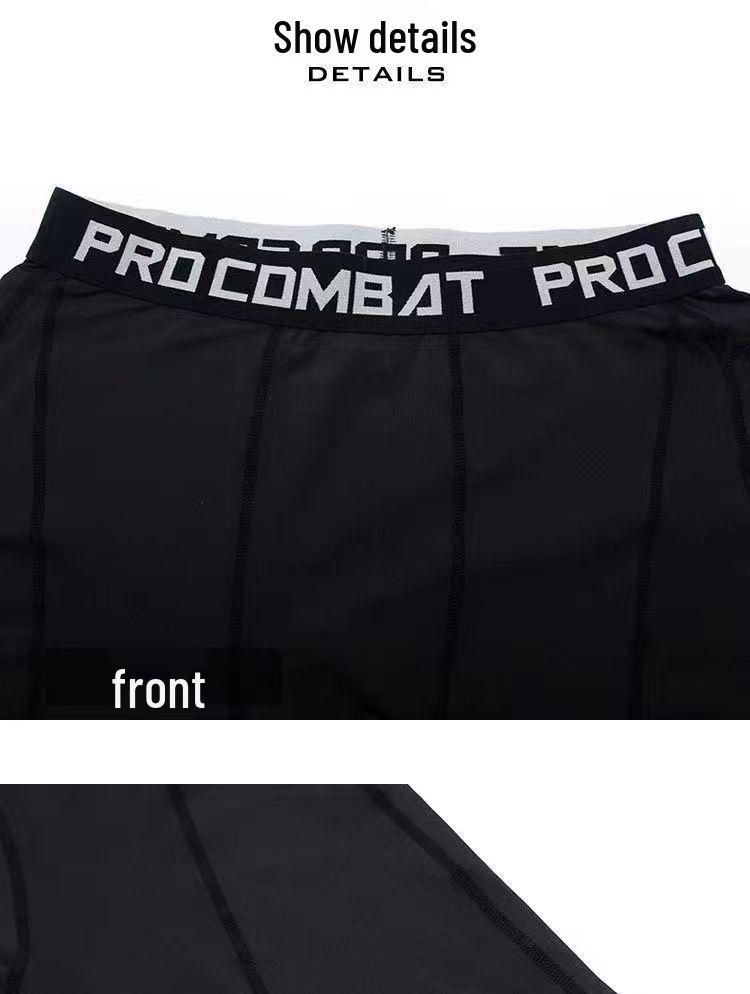 Cross-border Quick-Drying Elastic Fitness Shorts for Sports: Football, Basketball, Running