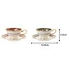 Noritake Cup Saucer pair coffee and 220cc Sublime 2 customers Navy Tea Bone China & (color-changing set) (for tea) Blue/Shrimp Y6988/4403-12
