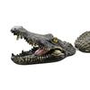 Плавающая приманка для крокодила Экологически чистый пруд Плавающая поддельная приманка для крокодила Реалистичная статуя крокодила в бассейне Нетоксичная декоративная скульптура крокодила