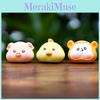 Zodiac Animal Resin Figurines Cute Desktop Decor Animal Head Home Office Ornament