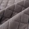Velvet Plush Plaid Quilted Sofa Cover Super Soft Non Slip Sectional Couch Cover Fluffy Fuzzy Slipcover Furniture Protector