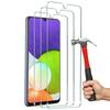 Pack of 3 PROSHOP Tempered Glass for Samsung A22 4G - High Definition Screen Protector - Full Shockproof