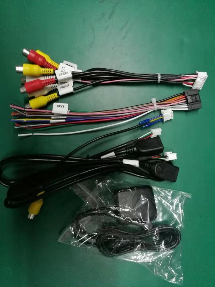 XinYoo Power Cable Harness RCA Cable Radio GPS Antenna USB Wire for Universal Android Car GPS Player for Car DVD Player
