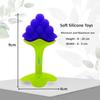 Pack of 2 Baby Fruit Teether – Soft Silicone Teething Toy with Handle for Infants and Toddlers