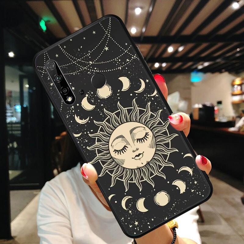 Волшебный чехол для телефона Sun Moon Witches Moon Tarot для Huawei P50 Pro P30 P40 Lite P40Pro P20 lite P10 Plus Mate 20 Pro Mate20 X
