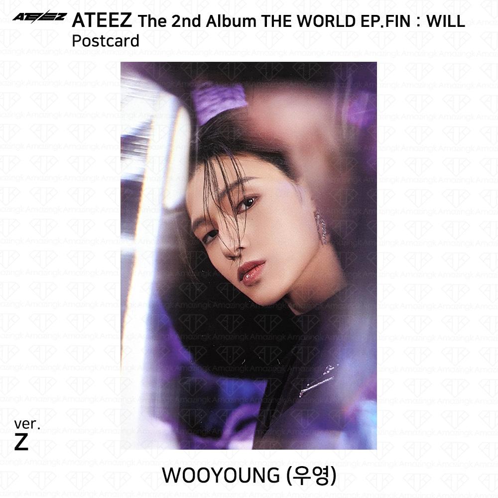 ATEEZ 2-й альбом WORLD EP.FIN WILL Открытка KPOP K-POP