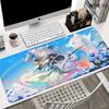 Honkai Star Rail Светлячок Коврик для мыши Большой Резиновый Настольный коврик Игровой коврик для мыши Настольный коврик для ноутбука XXL Нескользящий Коврик для клавиатуры и мыши компьютера