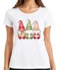 Christmas Elf Cute Gnomes Scandinavian Wintery Theme Ladies TShirt