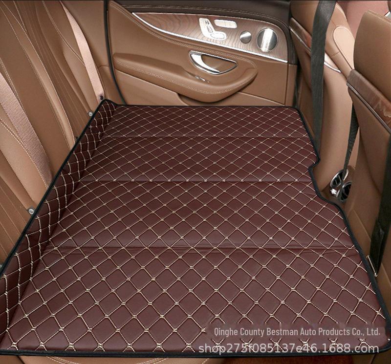 Охлаждающий матрас для заднего сиденья автомобиля: Складная дорожная кровать и универсальный спальный коврик