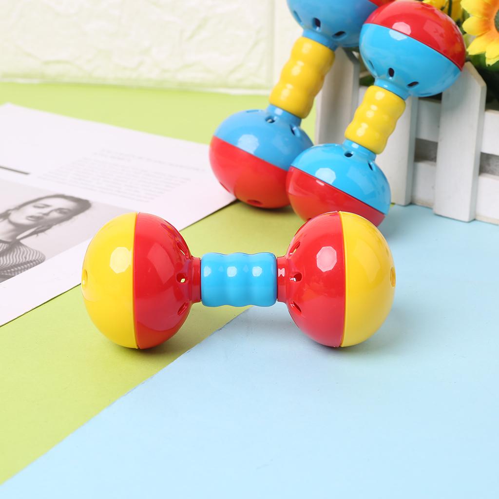 Bird Ball Toys with Sound Bell Colorful Plastics Suitable for Parrot Macaw Eclectus African Greys Cockatoo