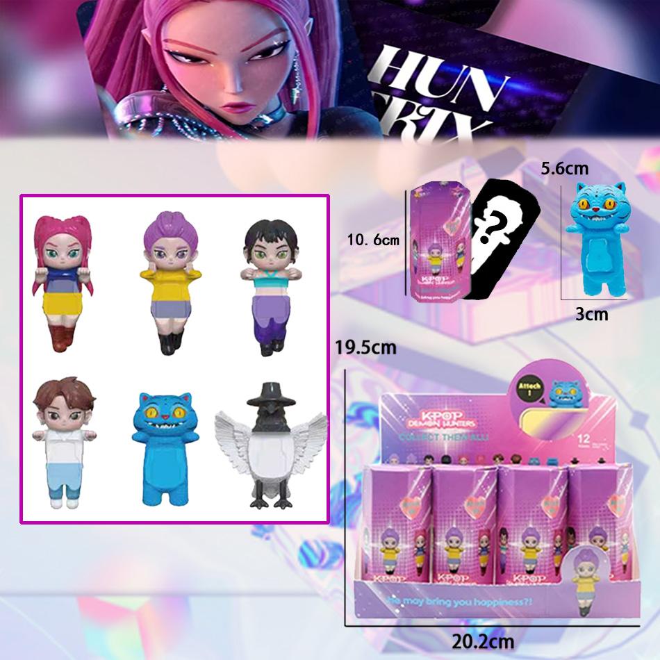 Anime Kpop Demon Hunters blind box Action Figure Set - Derpy Tiger Ranimeumi Mira Zoey Sussy Figurine Dolls for Fans Gift