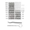 Machine Screw Kit, 1000-Piece Set, Stainless Steel Small Screws and Flat Washers for Repair and Maintenance, Eyeglass Repair, Watch Repair, T