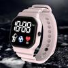Digital LED Sports Watch Shockproof Square Design Large Screen Adjustable Strap Comfortable To Wear Accurate Time Watch