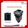 Качающийся переключатель Shaanxi Delong M3000S/X5000: Аварийный сигнал, Гудок, Блокировка дифференциала, Свет, Водяной спрей