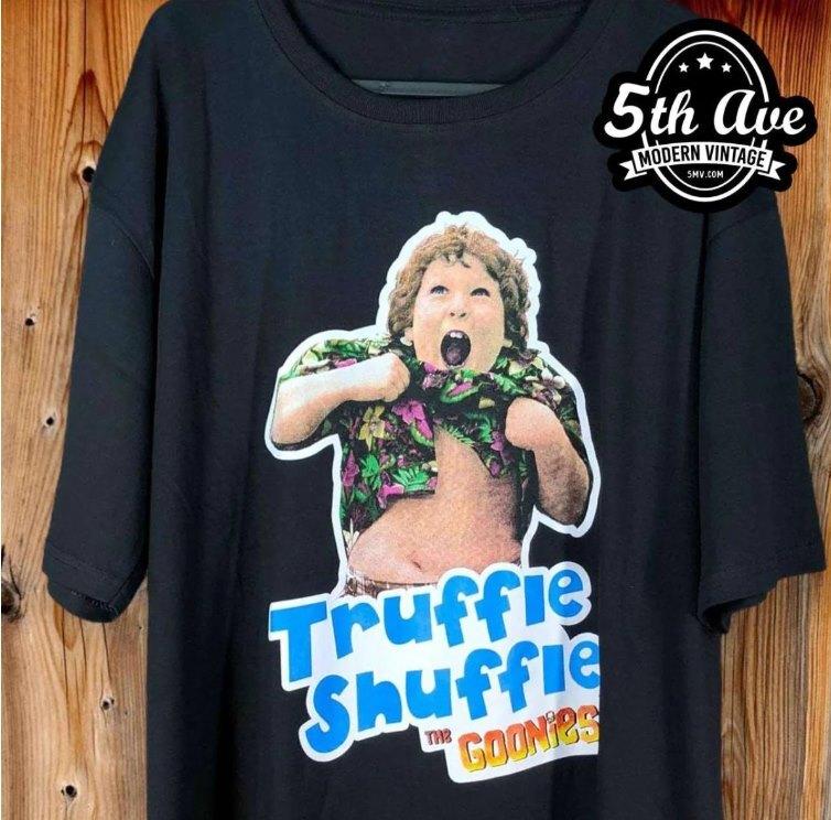 Goonies Truffle Shuffle Новый Винтажный Кино Футболка