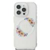 Etui do iPhone 16 Pro Guess Hardcase Flowers Wreath MagSafe