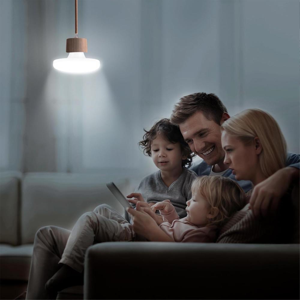 Патрон E27 Светодиодная лампа AC220В 20/30/40/60/100Вт Белый Энергосберегающая лампа Форма НЛО Большая лампа для дома Гостиная Спальня