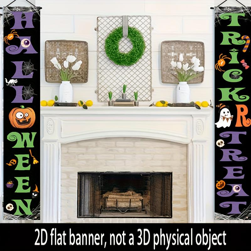 Door Couplet Banner 2pcs Polyester Elegant for Halloween & Wall