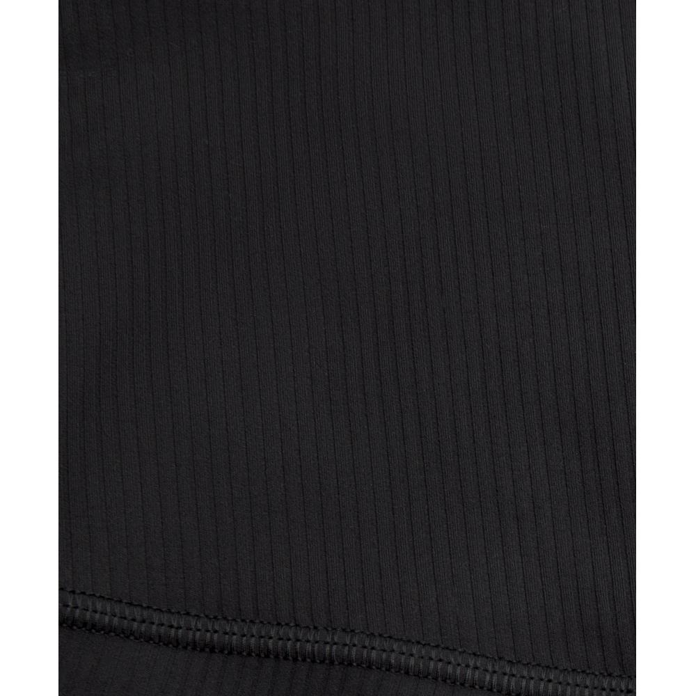 Lululemon Выровняйте Высокая талия ребристые короткие 4 черные