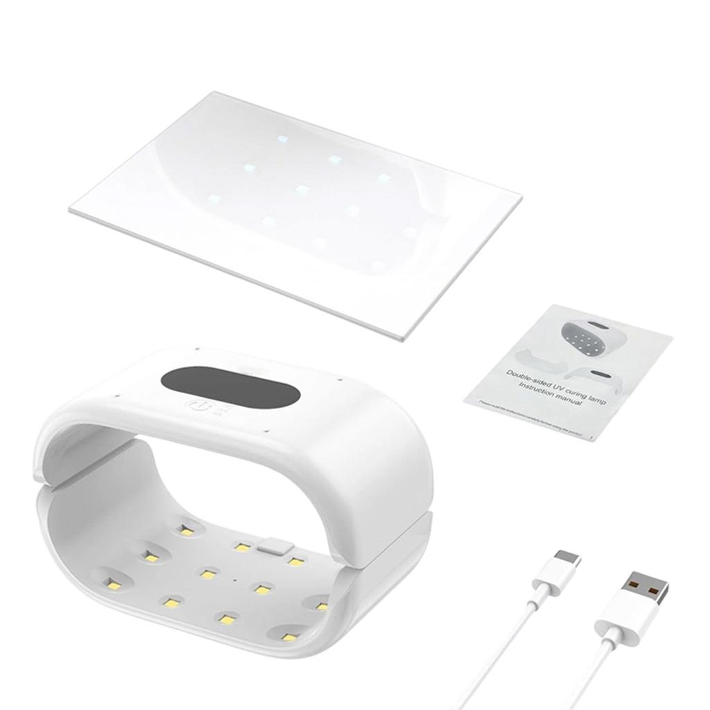 Dual Sided UV Resin Curing Lamp Uv Resin Solidifier For Jewelry Making And DIY Crafts With Fast Two Way Hardening