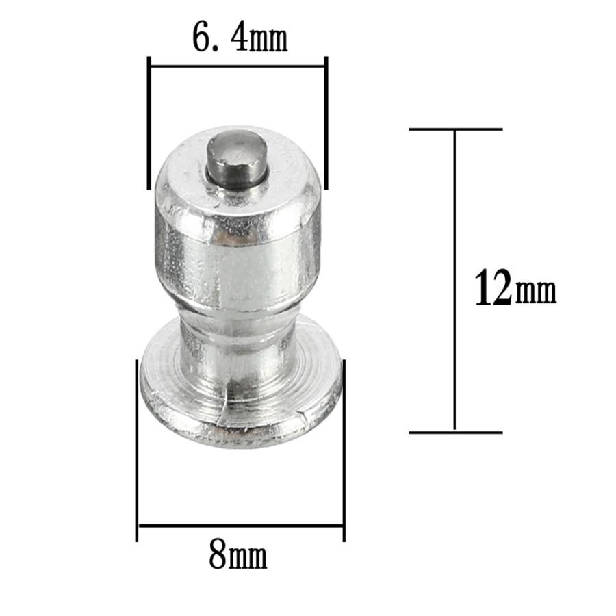 100 шт. Зимние колесные гайки Автомобиль Мотоцикл Квадроцикл Шины Шипы Винт Снежные шипы Серебристый