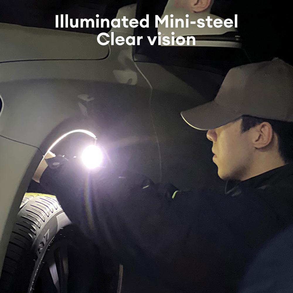 Mini COB Keychain Light Portable Super Bright Camping Flashlight Magnetic Key Chain Torch Work Light Outdoor Emergency Lantern