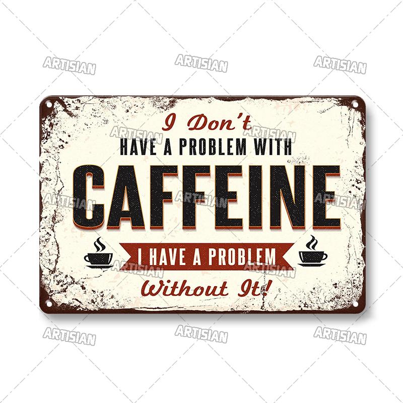 Винтажный кофейный металлический жестяной знак, декоративная тарелка, ретро-постер для чаепития, домашний бар, кафе, промышленный декор, старые настенные металлические знаки