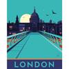Georgina Westley London St Paul´s Framed Canvas Print