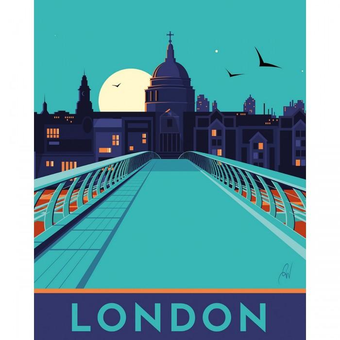 Georgina Westley London St PaulÂ´s Framed Canvas Print