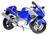 LCD MODELS Scale Suzuki GSX1300R Hayabusa 2001 Finished Product 1/12 (Blue Color)