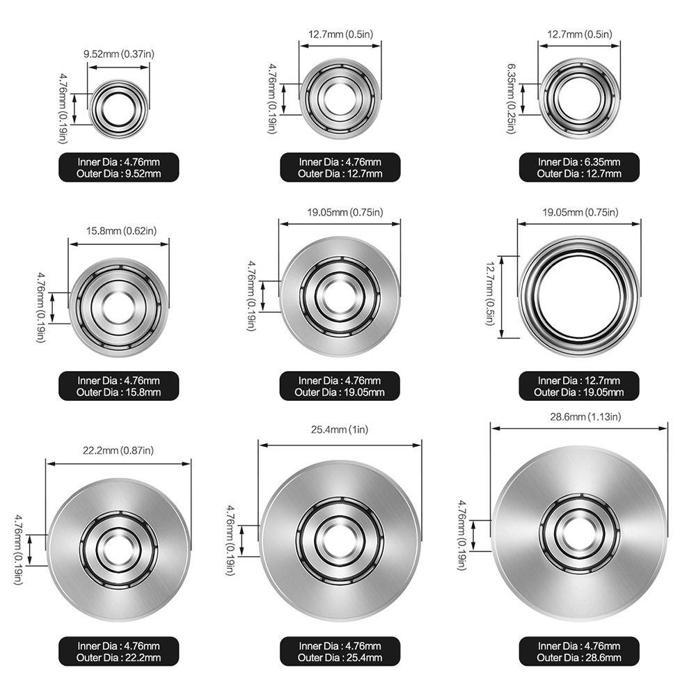 Universal Ball Bearing Durable Grooving Bits Bearing Replacement Router Bits Bearings