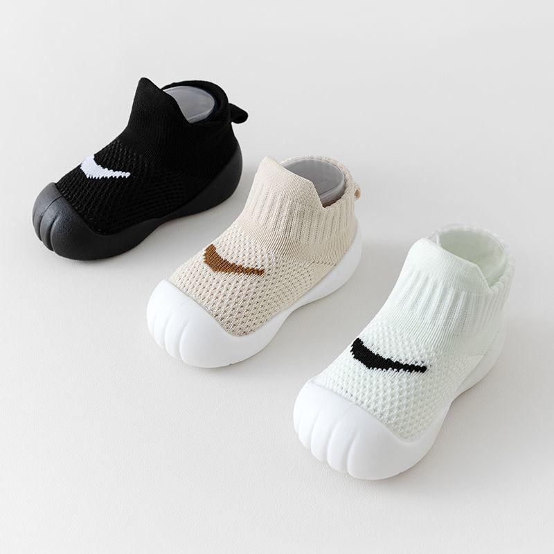 Дышащие Нескользящие Кроссовки из Flyknit для Малышей на Весну, Лето и Осень