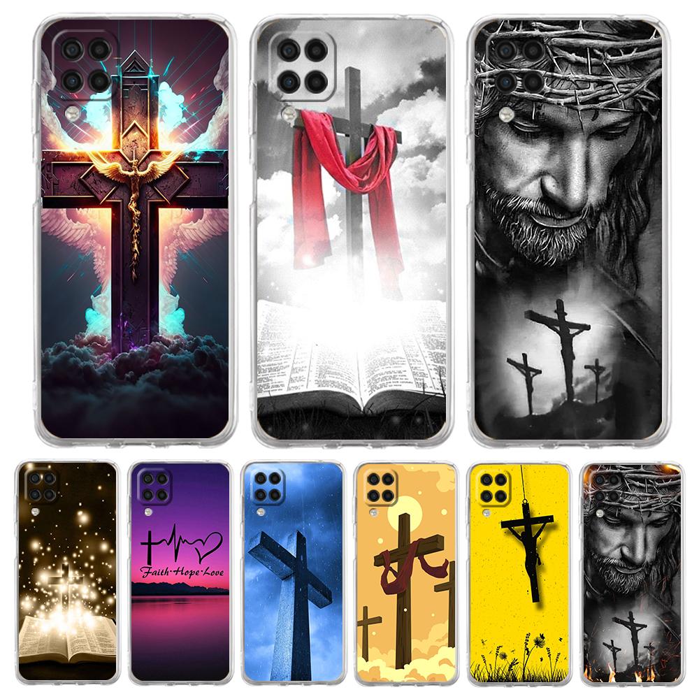 Прозрачный чехол Faith Christian Religious Jesus для Samsung Galaxy A13 A22 A32 A52 A72 A51 A71 A11 A31 A41 M31 A01 A21S 5G Мягкий чехол