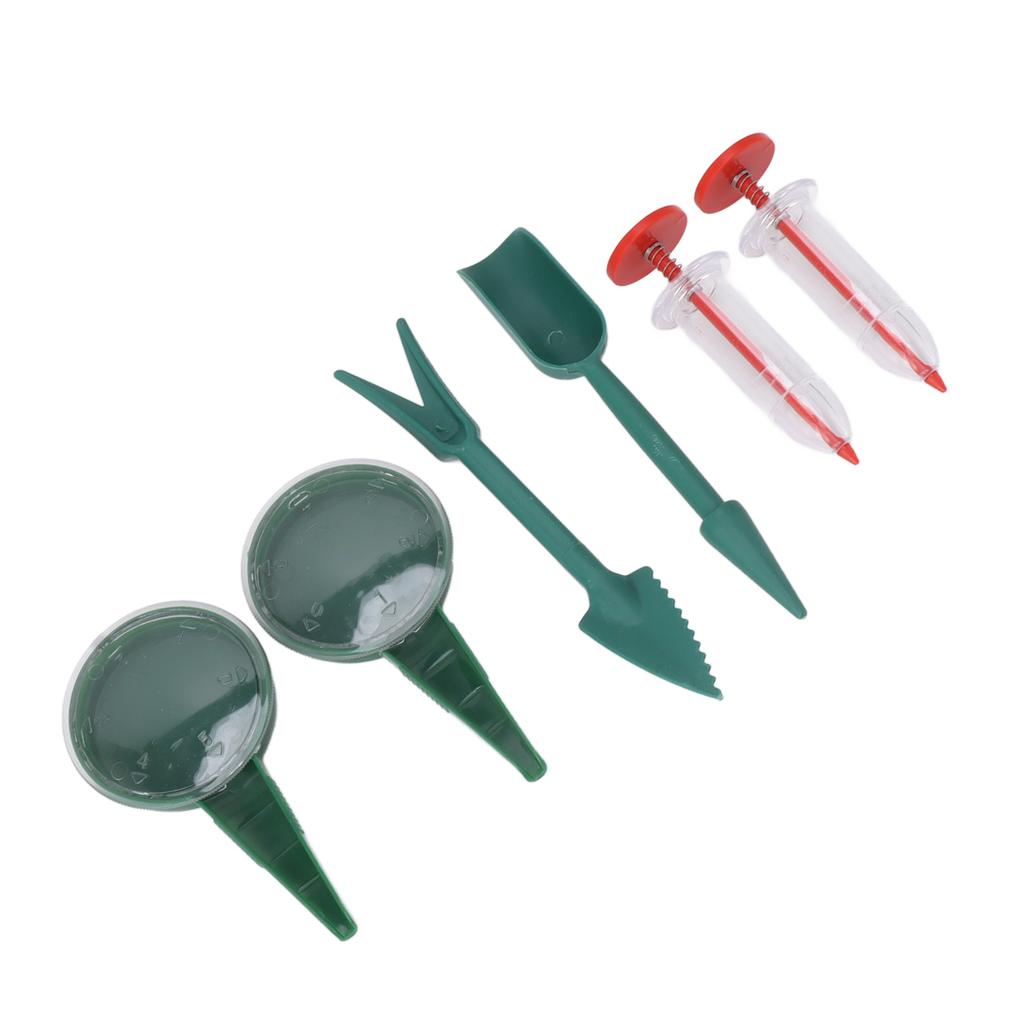 6 Piece Set Mini Sowing Seed Dispenser Portable Handheld Seed Spreader Tool for Carrot Lettuce