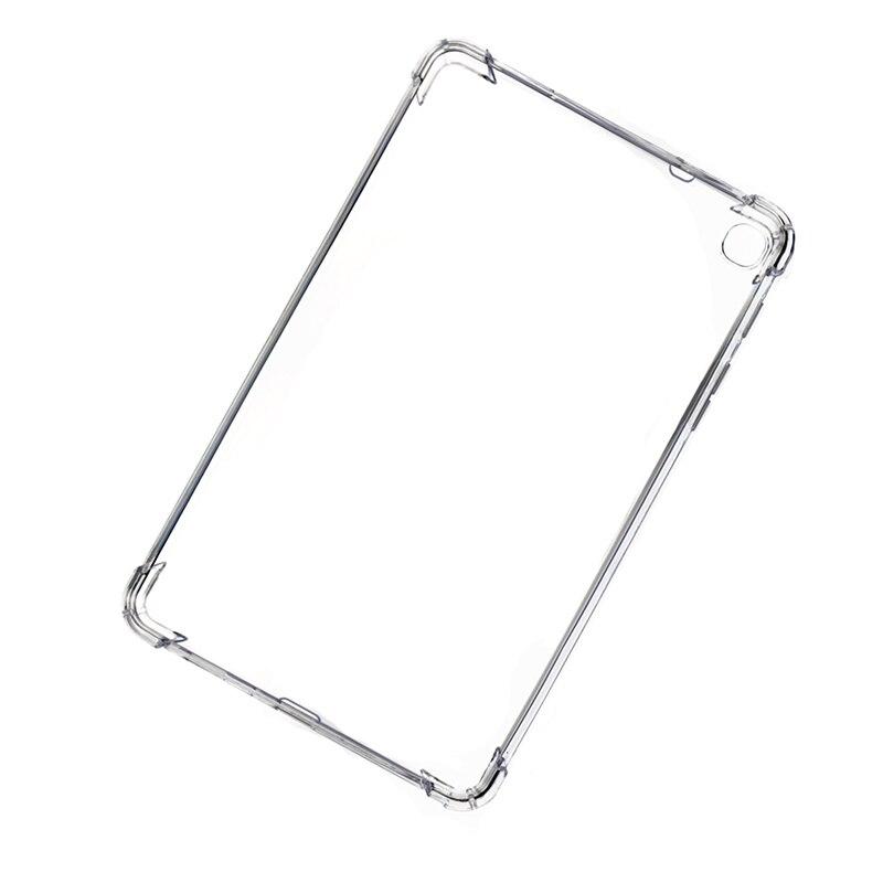 Чехол для планшета 2 в 1 со стеклом для Samsung Galaxy Tab S6 Lite 2020. Мягкий силиконовый чехол из ТПУ. Чехол для подушки безопасности. Прозрачный защитный чехол для SM-P610 SM-P615.