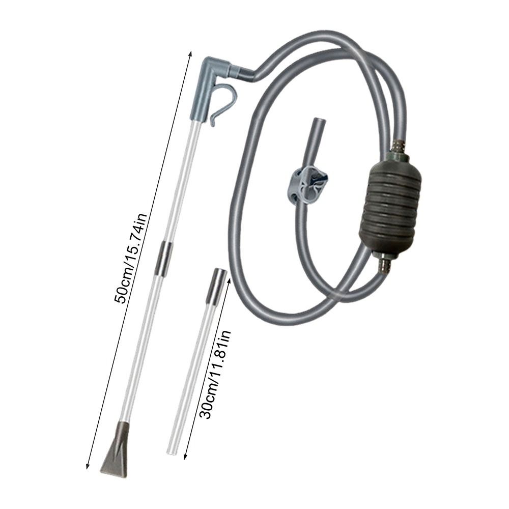 1Pcs 1.9/2.2/2.5m Fish Tank Siphon Vacuum Gravel Sand Cleaner for Aquarium Water Change Maintenance