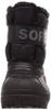 Детские зимние ботинки Sorel Kids Snow Commander NC1960, размер 17 см, черный