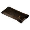 De Glasses Case Tochigi Leather Genuine Leather Made In Japan Glasses Leather Slim Simple Stylish Snap Hook Black [Am Mas] GC-024