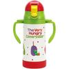 (STWM3N-A) Double-Handled Stainless Steel Water Bottle with Straw, 350ml, Baby Mug, Very Hungry Caterpillar, Fruit Design