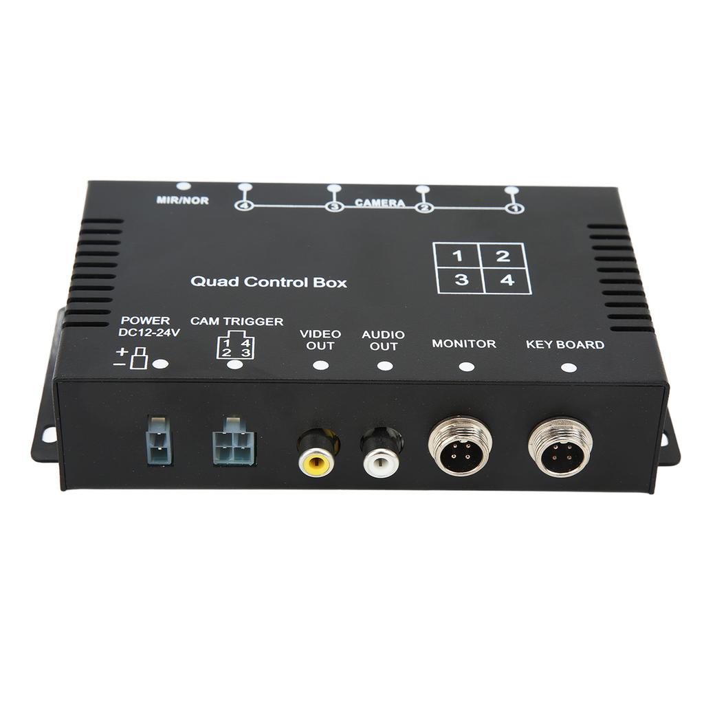 4-канальный видеоразветвитель блок управления DC12V 24V переключатель изображения пульт дистанционного управления высокой четкости для