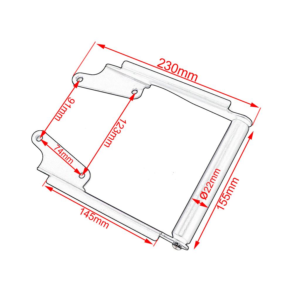 Artudatech Motorcycle GPS Phone Stand Bracket Holder Navigation Plate For Yamaha MT 09 MT09 Tracer 900 2016 2017