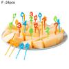 1 Set Compact Fruit Pick Lovely Cake Tableware Fork