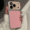 Роскошный Хрустальный Большое Окно Конфетная Кожаная Чехол для iPhone 17 16 15 14 13 Pro Max 17Pro Ударопрочный Броня Бампер Покрытие Чехол