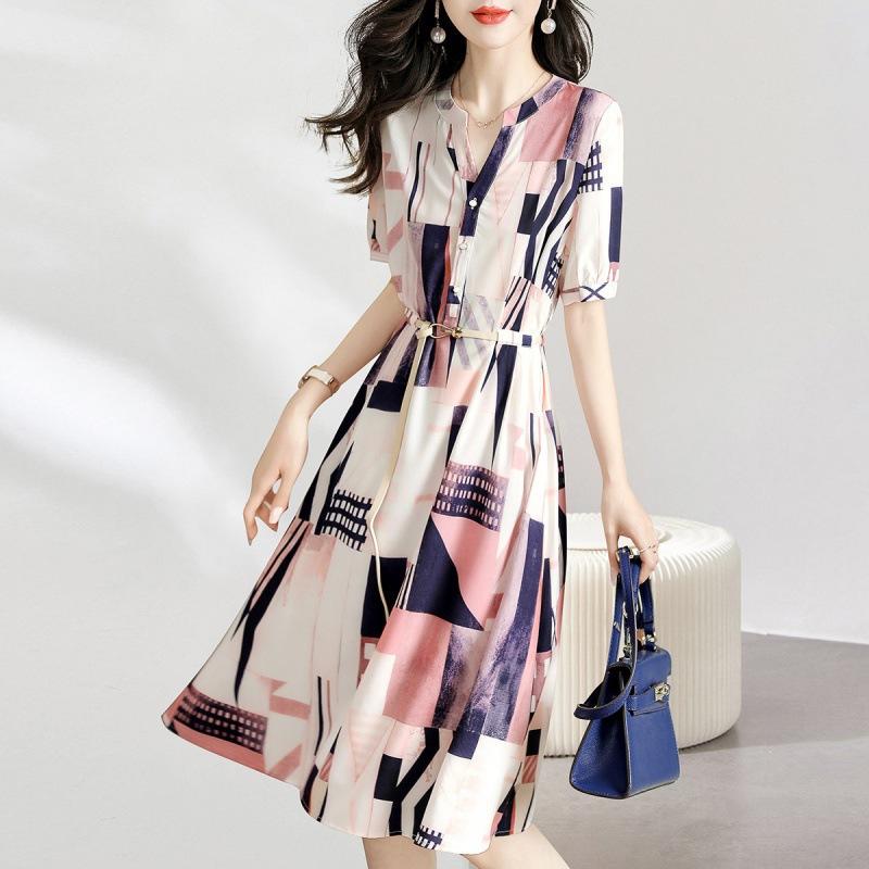 New Summer French Light and Mature Dress for Women