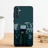 S-Skibidi Toilet T-TV M-Man Чехол для телефона Samsung Galaxy A73,A72,A71,A70,A53,A52,A51,Другие Мягкий черный чехол
