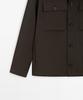 Укороченная куртка Massimo Dutti с карманами