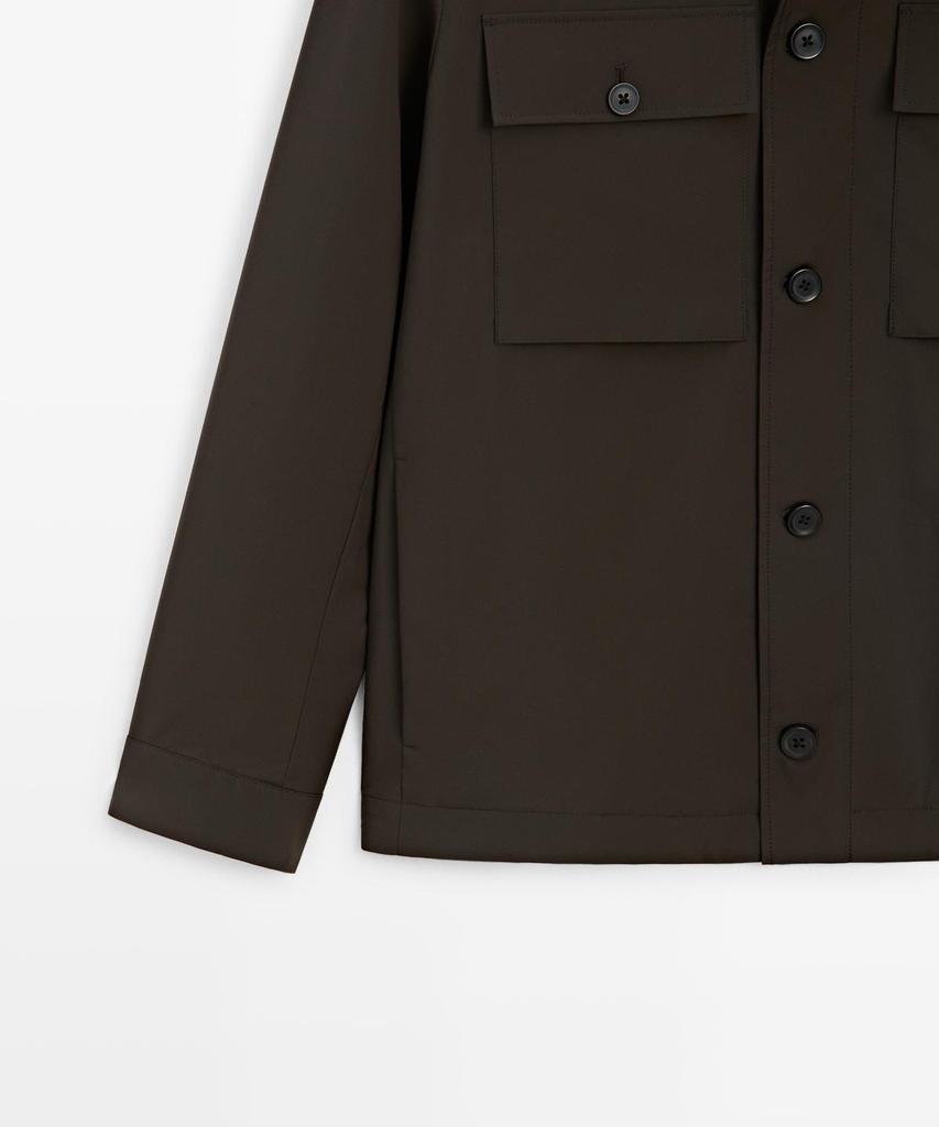 Укороченная куртка Massimo Dutti с карманами