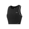 Fitness Series Versatile Casual Fashion Quick-Dry Cool Round Neck Sleeveless Sports Vest Women Tops Black AVSV194-1