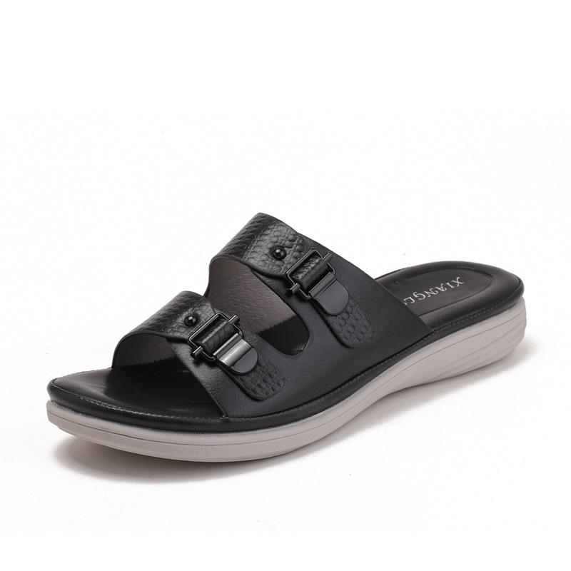 Тапочки на танкетке женские нескользящие летние богемные для путешествий на море с обратным набором шагающие по дерьму сандалии